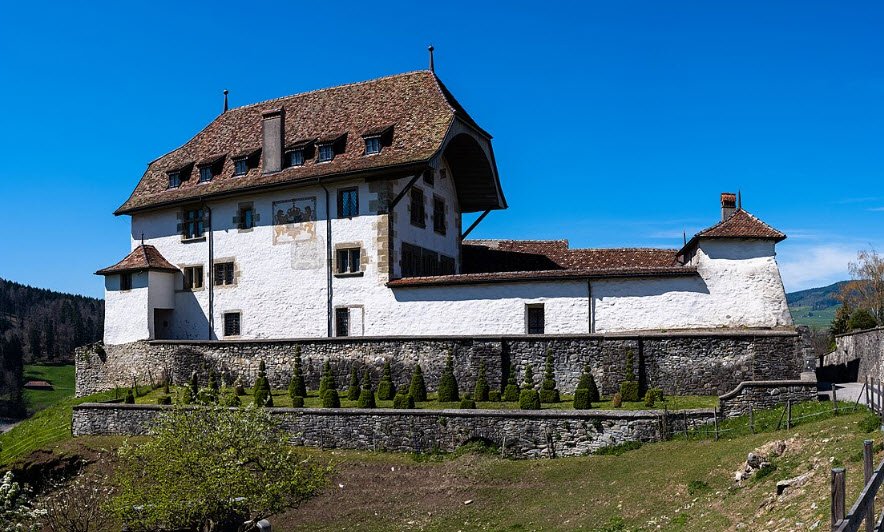 Baillival Castle (Surpierre), Surpierre, Switzerland, Switzerland